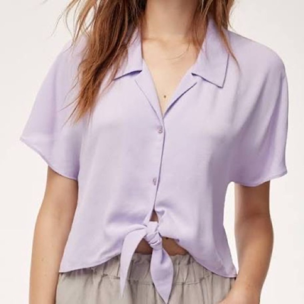Wilfred Free Tie Front Blouse